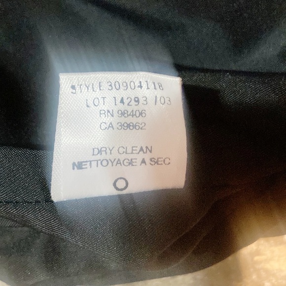 Theory Velvet Black Pinstripe Button Front Blazer - Picture 7 of 14